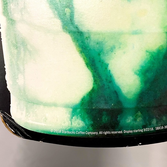 Starbucks Cafe Crystal Ball, Zombie & Unicorn Frappuccino Promo Display Signs - Picture 14 of 14